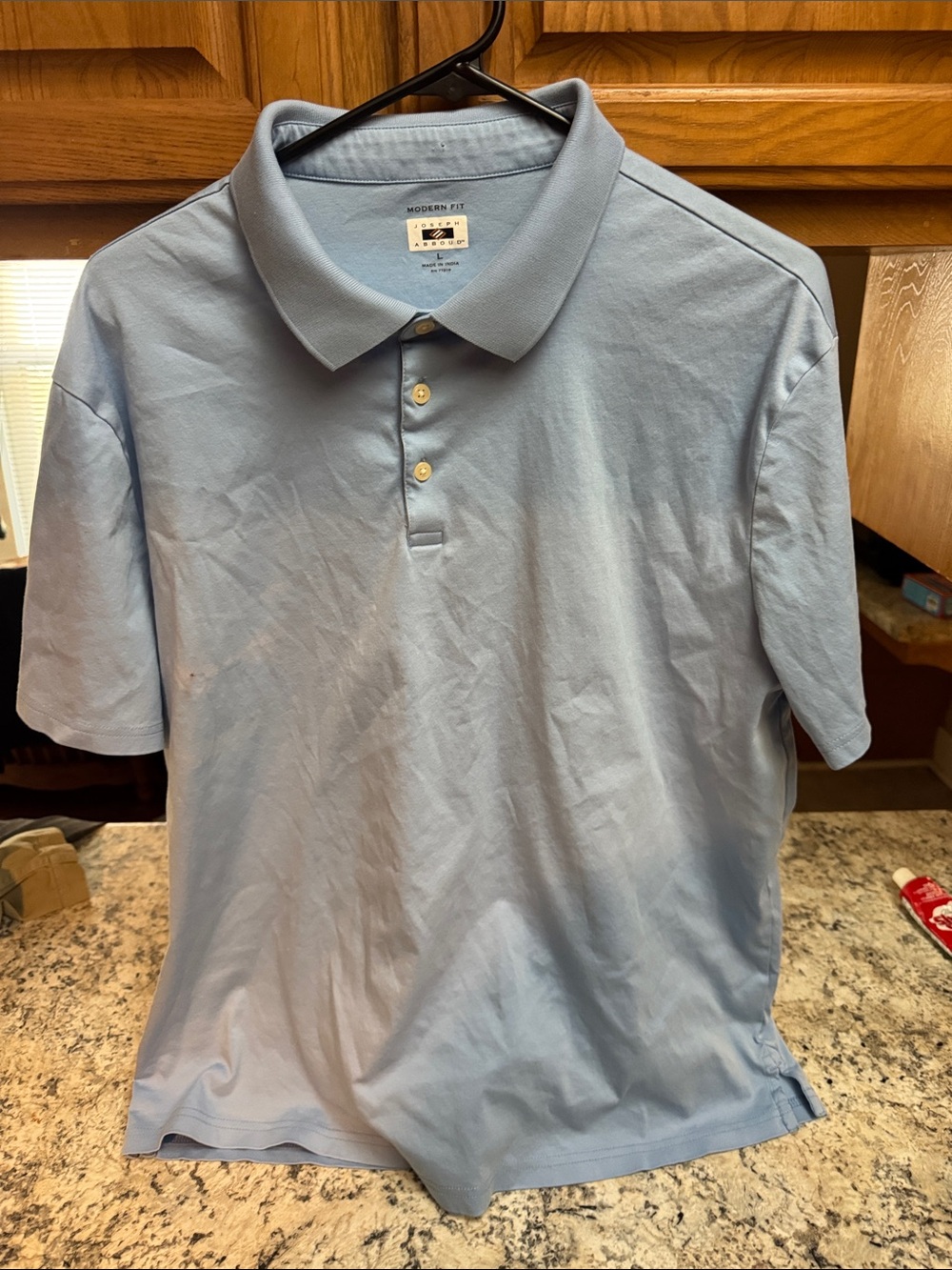 Joseph Abboud Light Blue Polo Shirt - Modern Fit